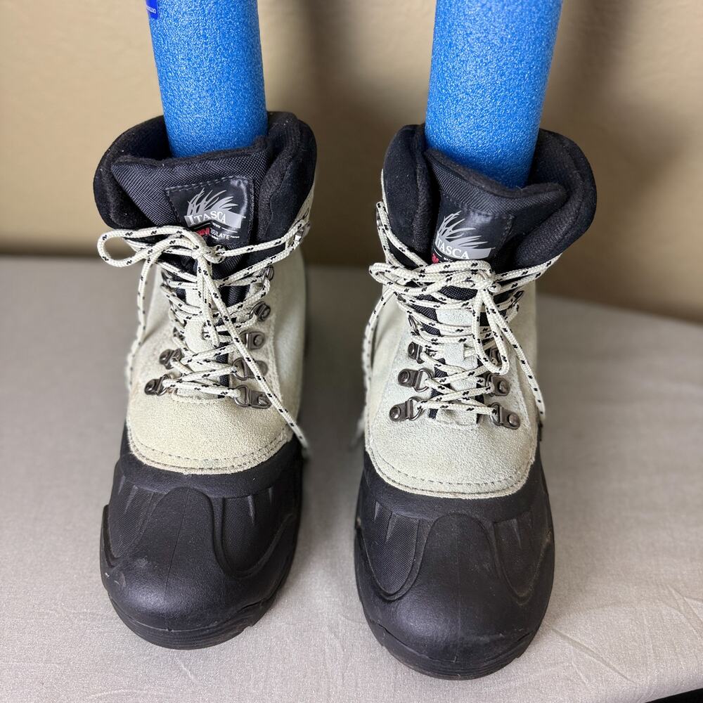 Itasca Ice Breaker Women’s 11 Buff Leather Thinsulate Insulated Snow Boots